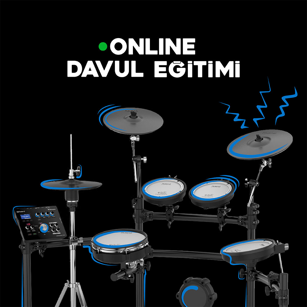 Uzaktan Birebir Online Davul Eğitimi (1 Aylık 4 Ders Eğitim Paketi)